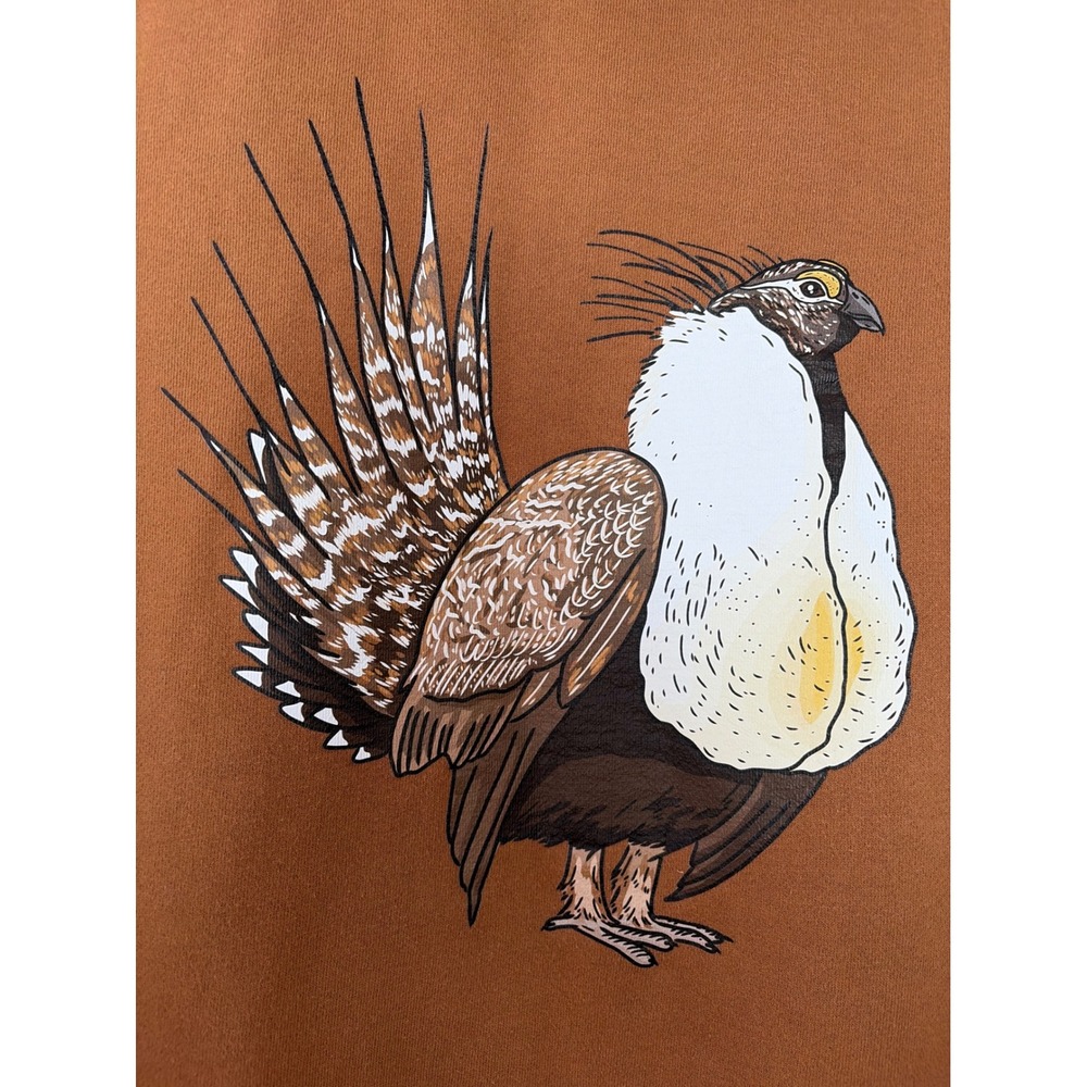 Independent Trading Co Bird Dog of the Day Hoodie Mens XL Brown Graphic Hunting